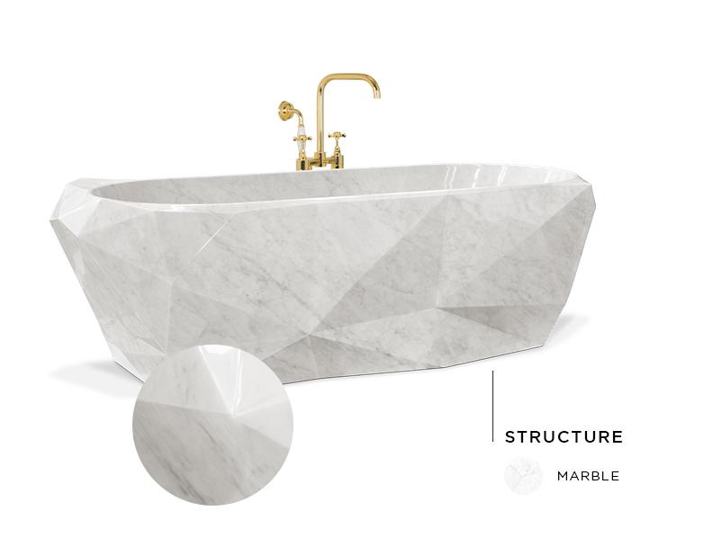 Banheira Gemstone mármore