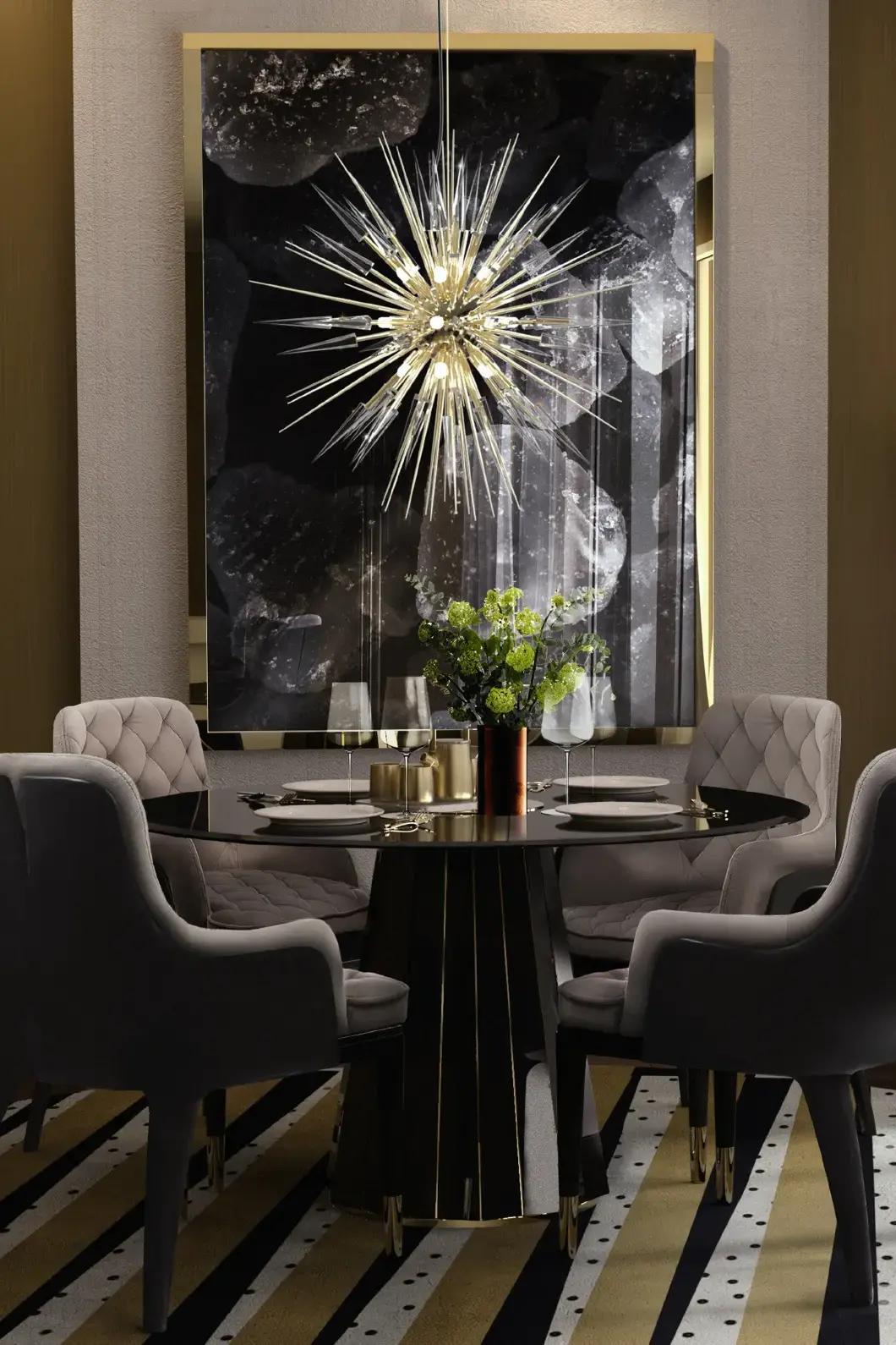 Candeeiro suspenso explosão - 3