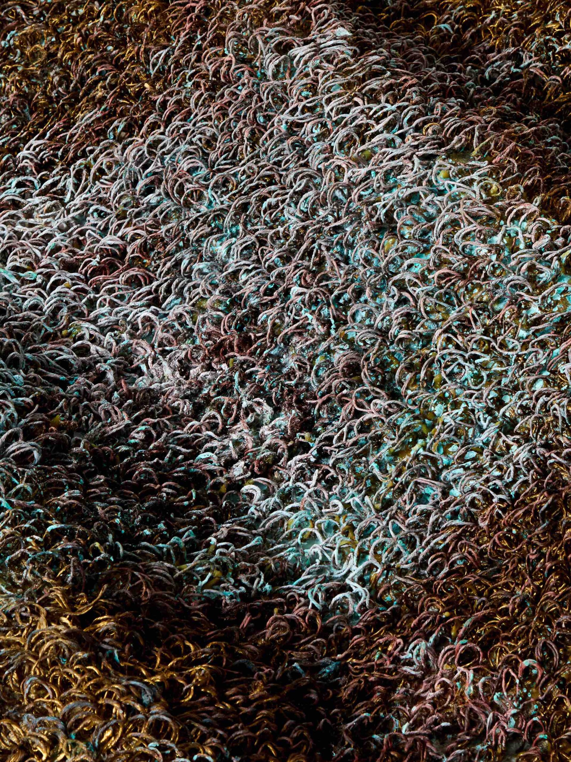 Tapete Metal Designer Tecido à Mão