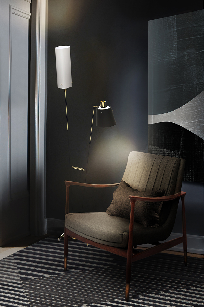 Candeeiro de pé trombonista - 1