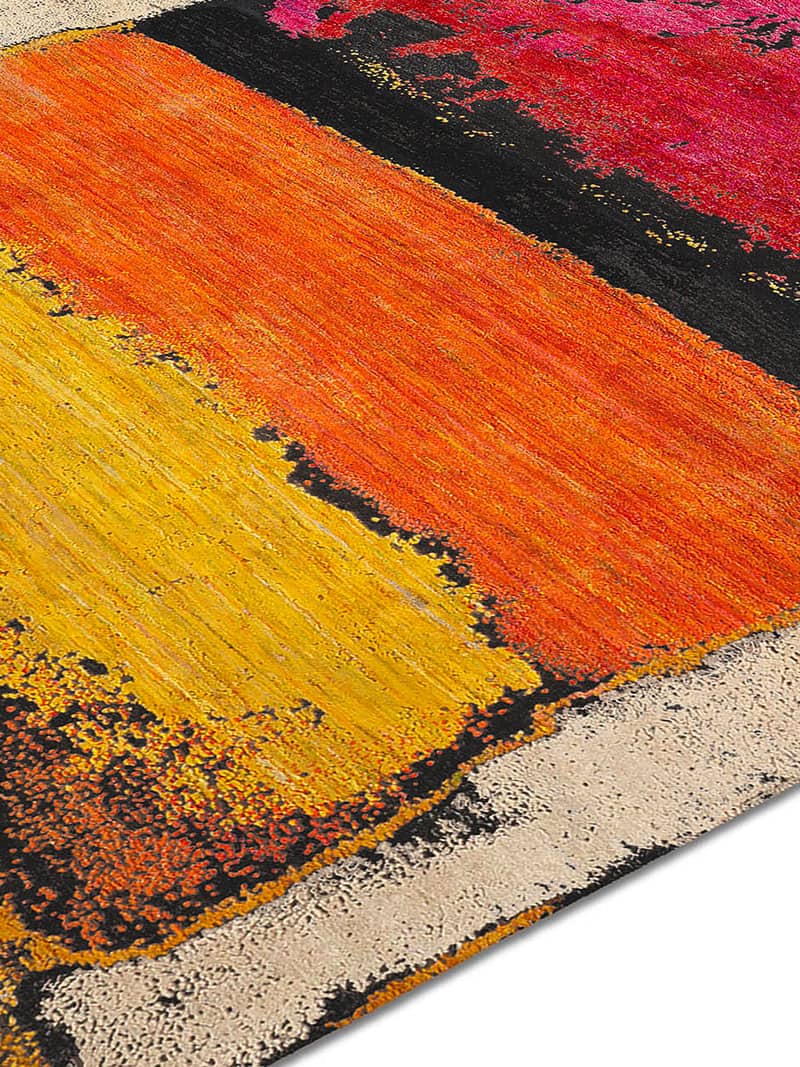 Tapete Magenta Feito à Mão Luxury