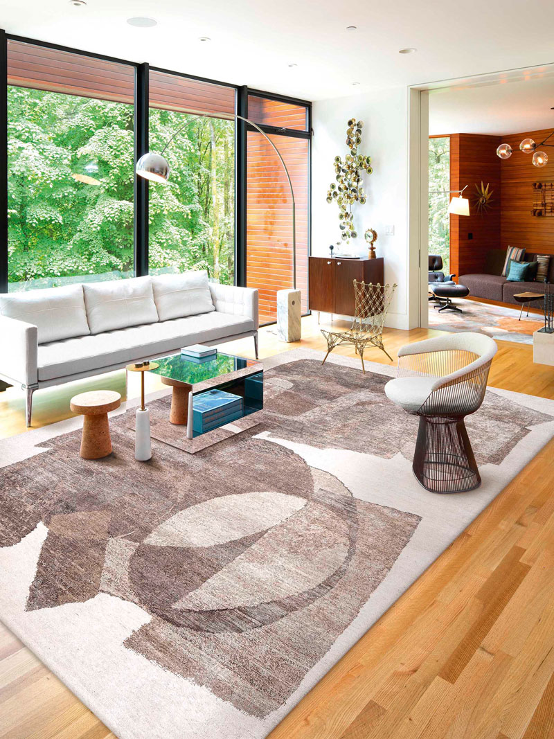 Tapete Silver Sand Luxury Feito à Mão