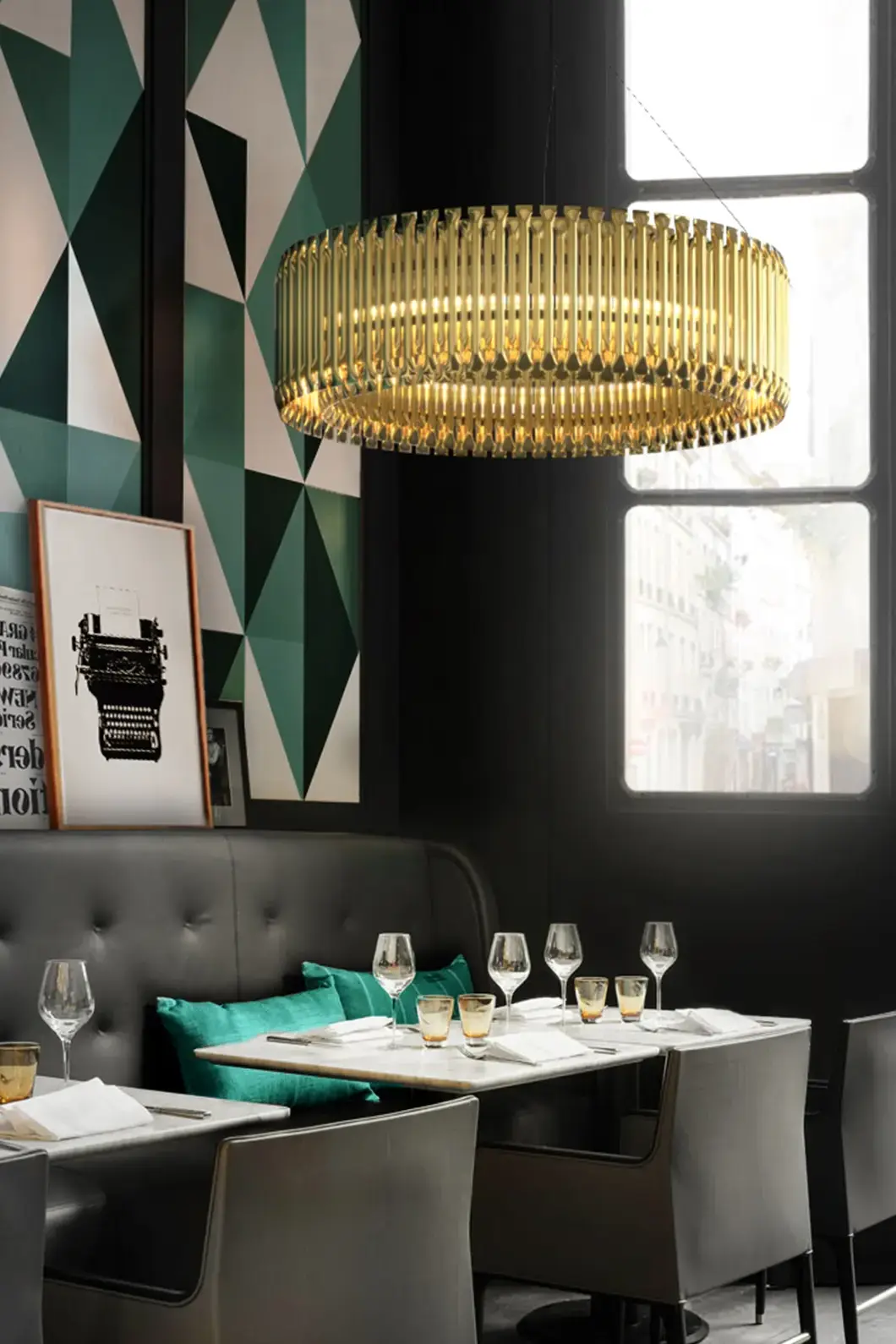 Candeeiro suspenso redondo Geometry - 2