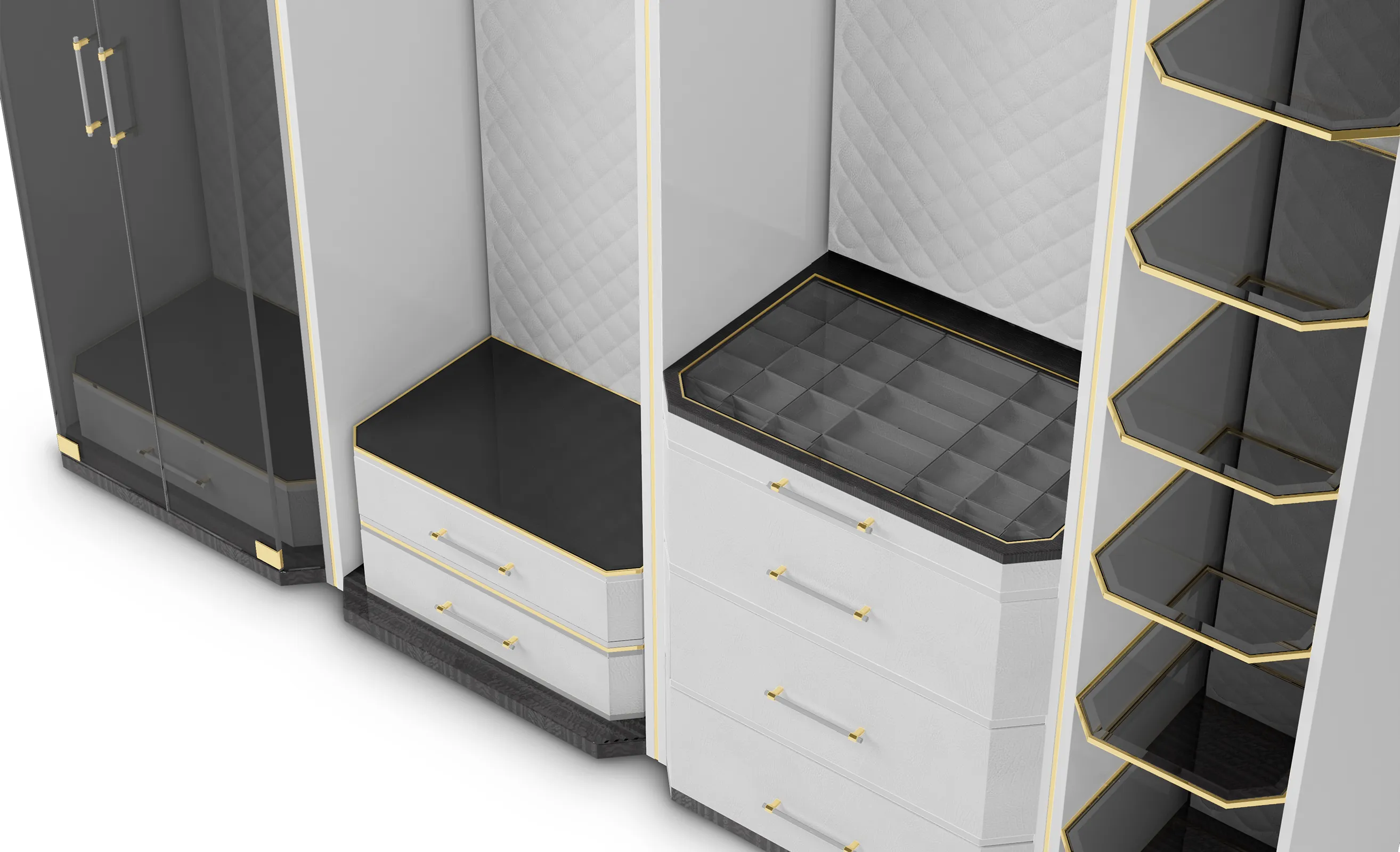 Roupeiro Cinzento Cadence