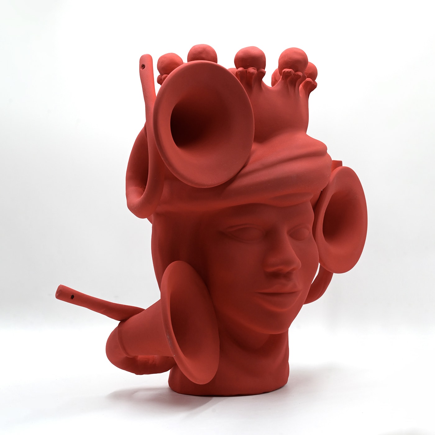 Escultura artesanal Moor's Head