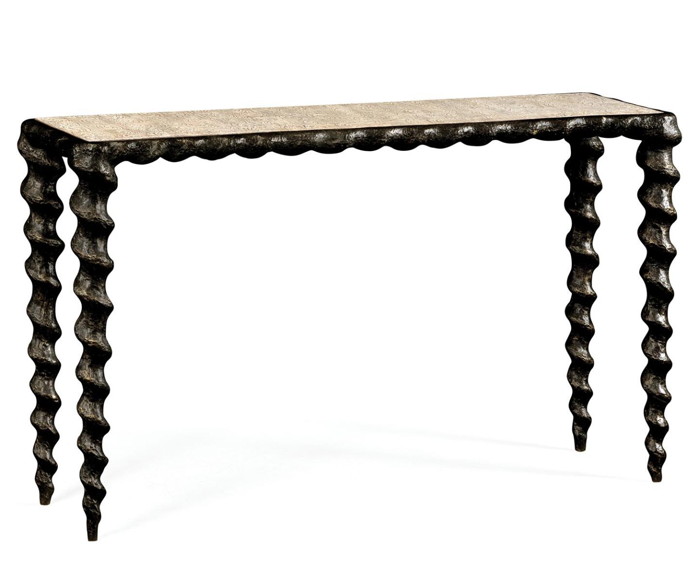 Mesa Consola Karinta White Oyster