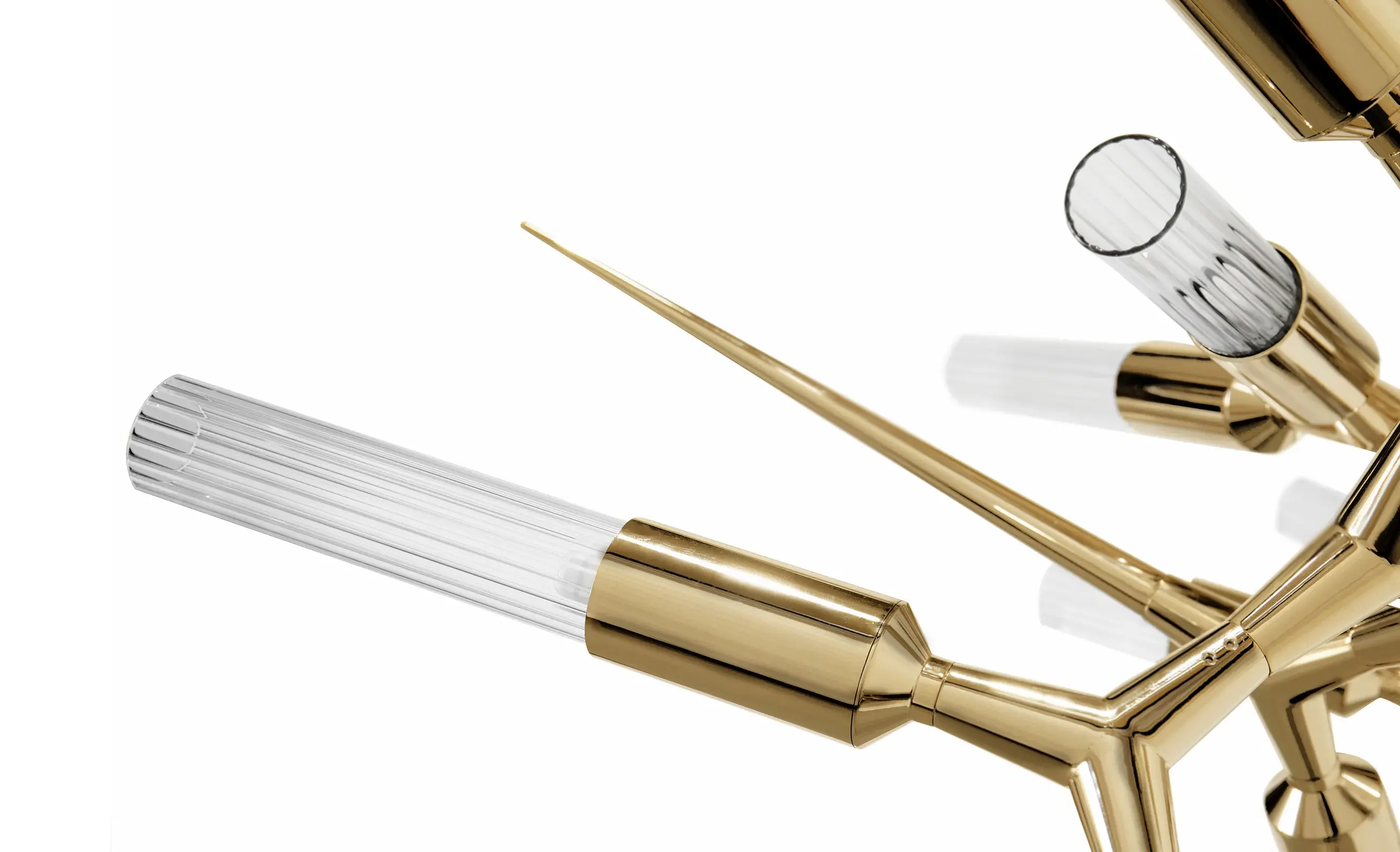 Candeeiro suspenso aresta cristal