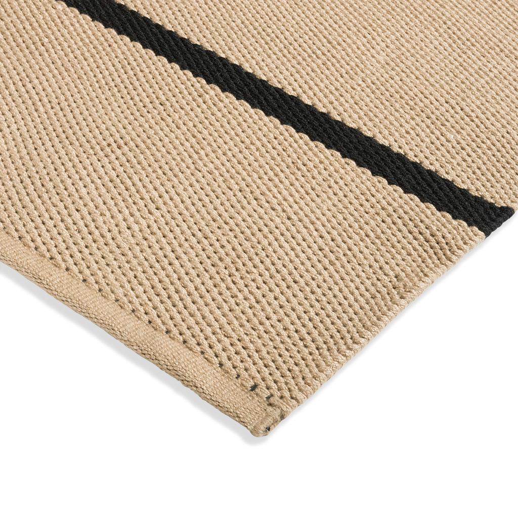 Tapete Exterior Deck Preto Carvão | Tamanho: 140 × 200 cm
