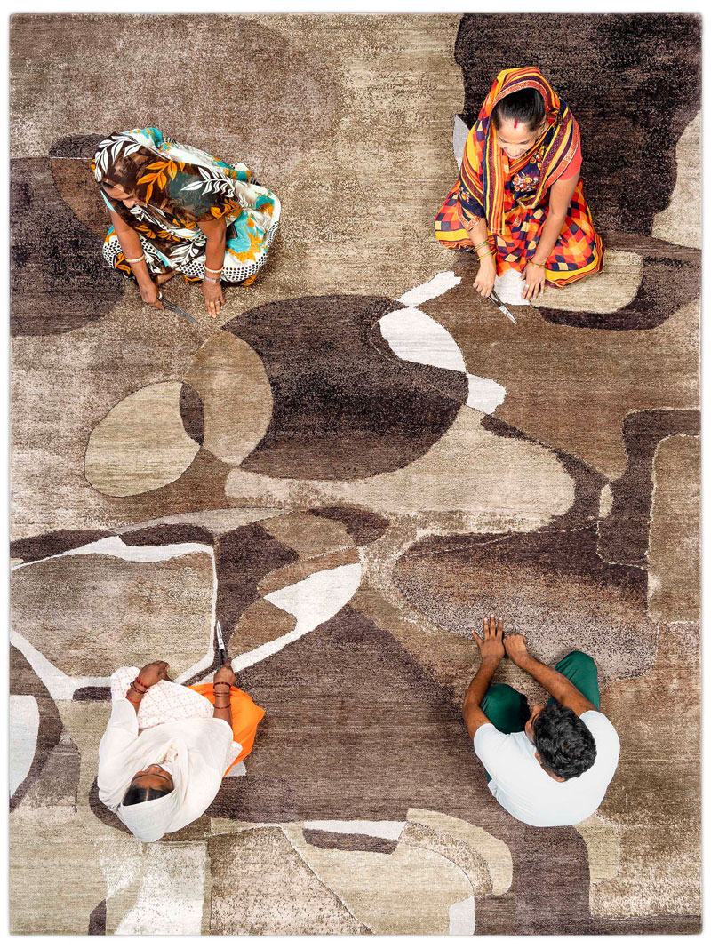 Tapete Chocolate Luxury Feito à Mão