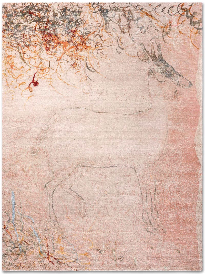 Tapete Antelope Tecido à Mão