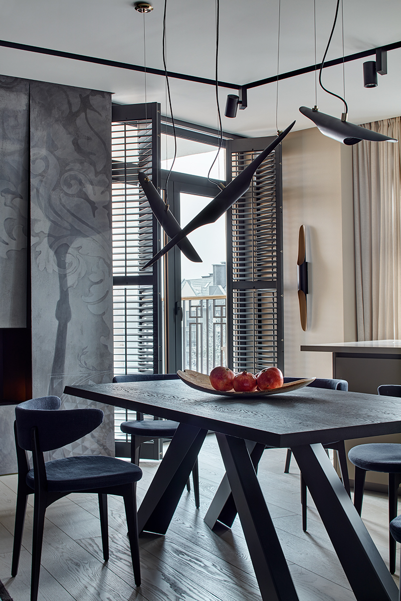 Candeeiro suspenso tom profundo - 25