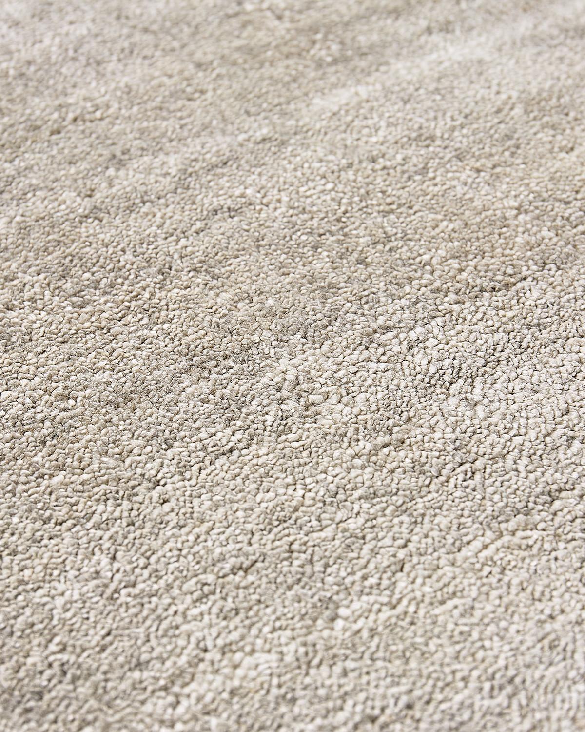 Tapete Off-White Seda de Bambu