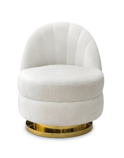 Sofá Individual Branco Galen