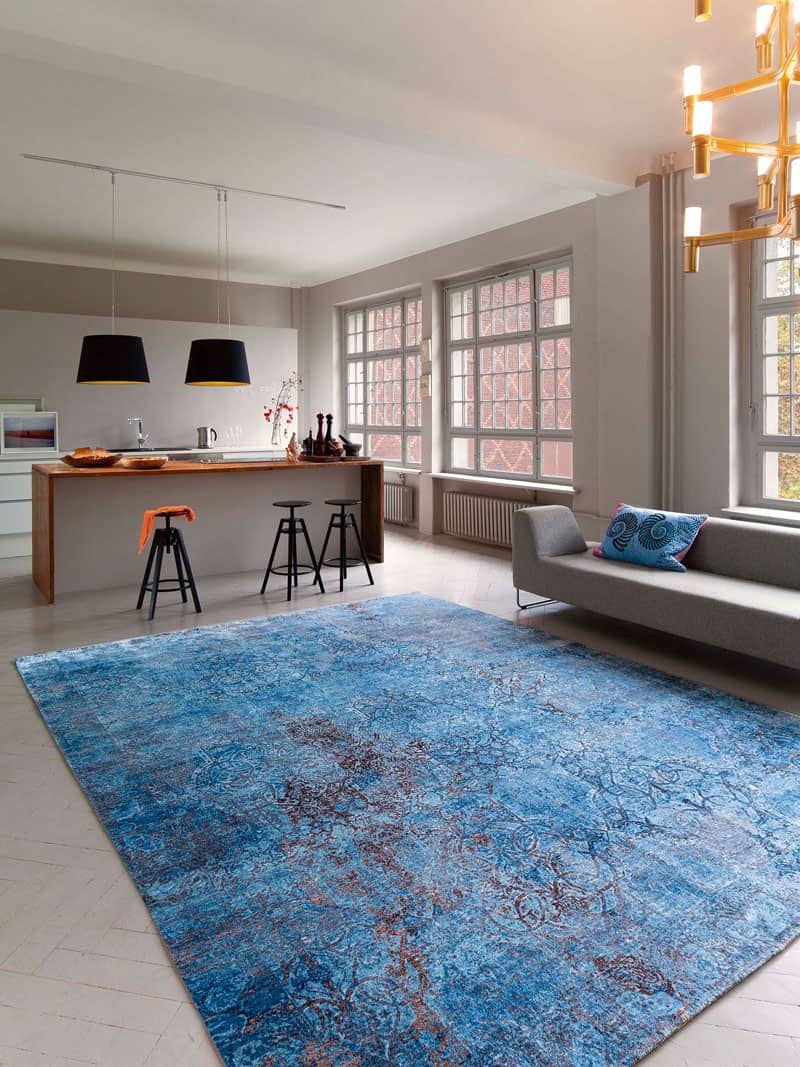 Tapete Ferahan Splash Tecido à Mão | Tamanho: 170 × 240 cm