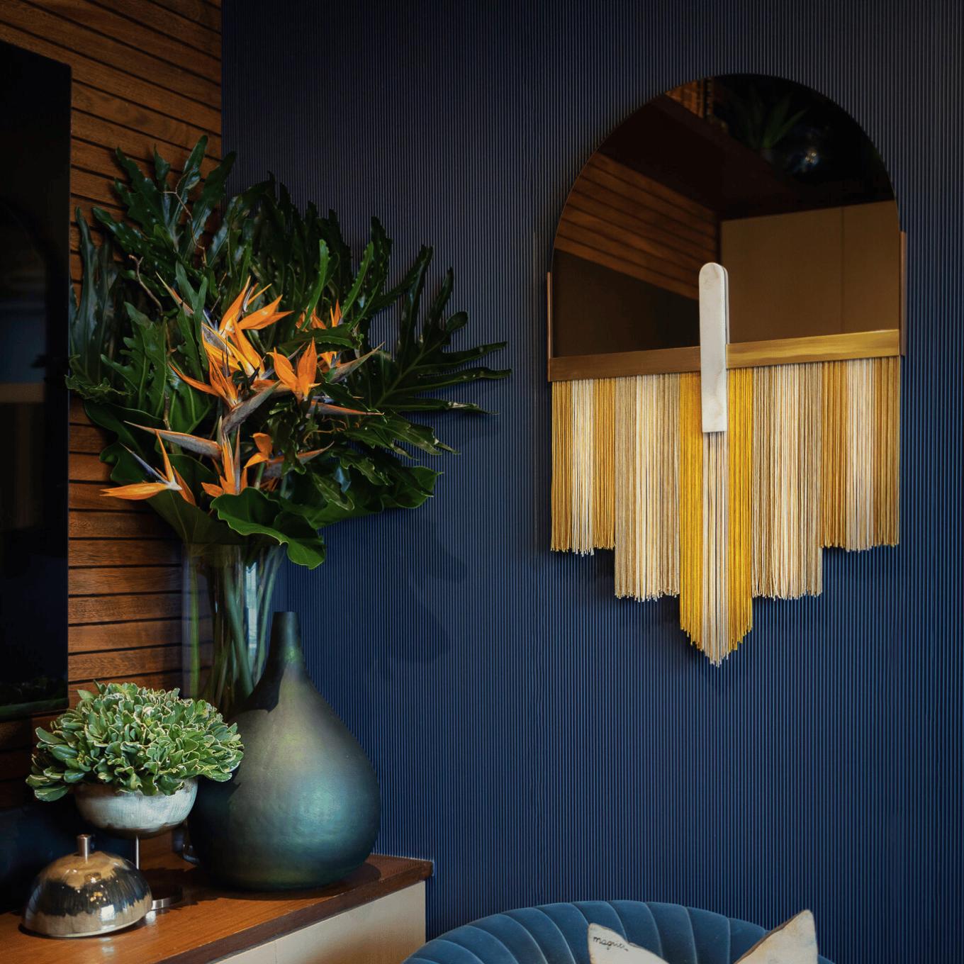 Espelho Decorativo de Parede Souk Amarelo - 3