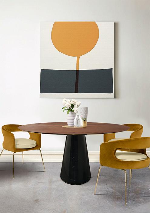 Mesa de Jantar Redonda Bentley - 2