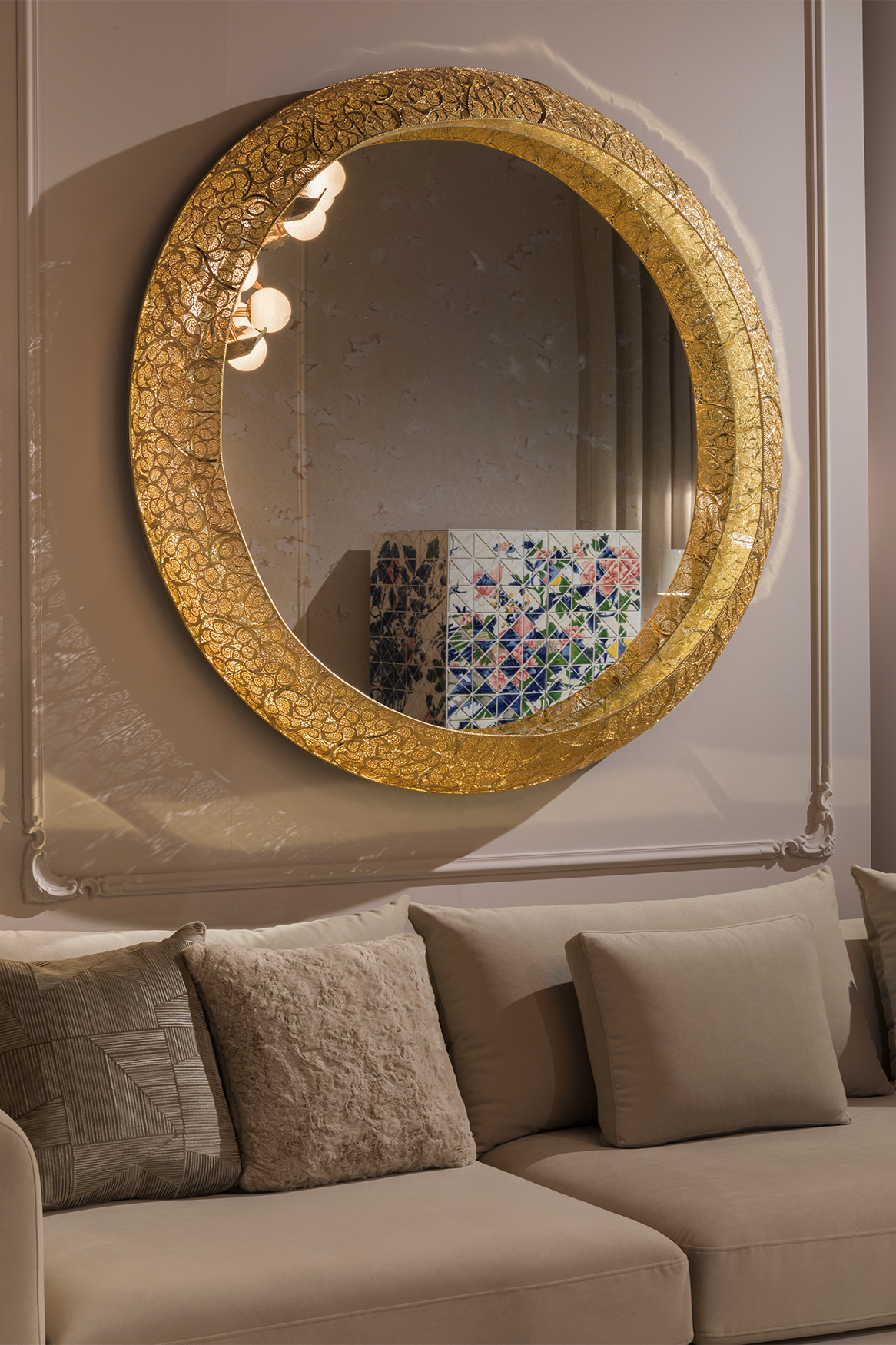 Espelho filigrana coroa II