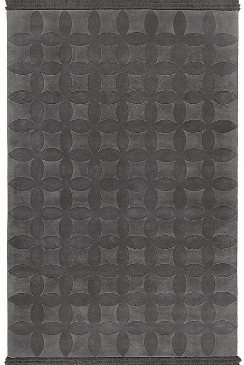 Tapete Slate Cinzento Tufted à Mão