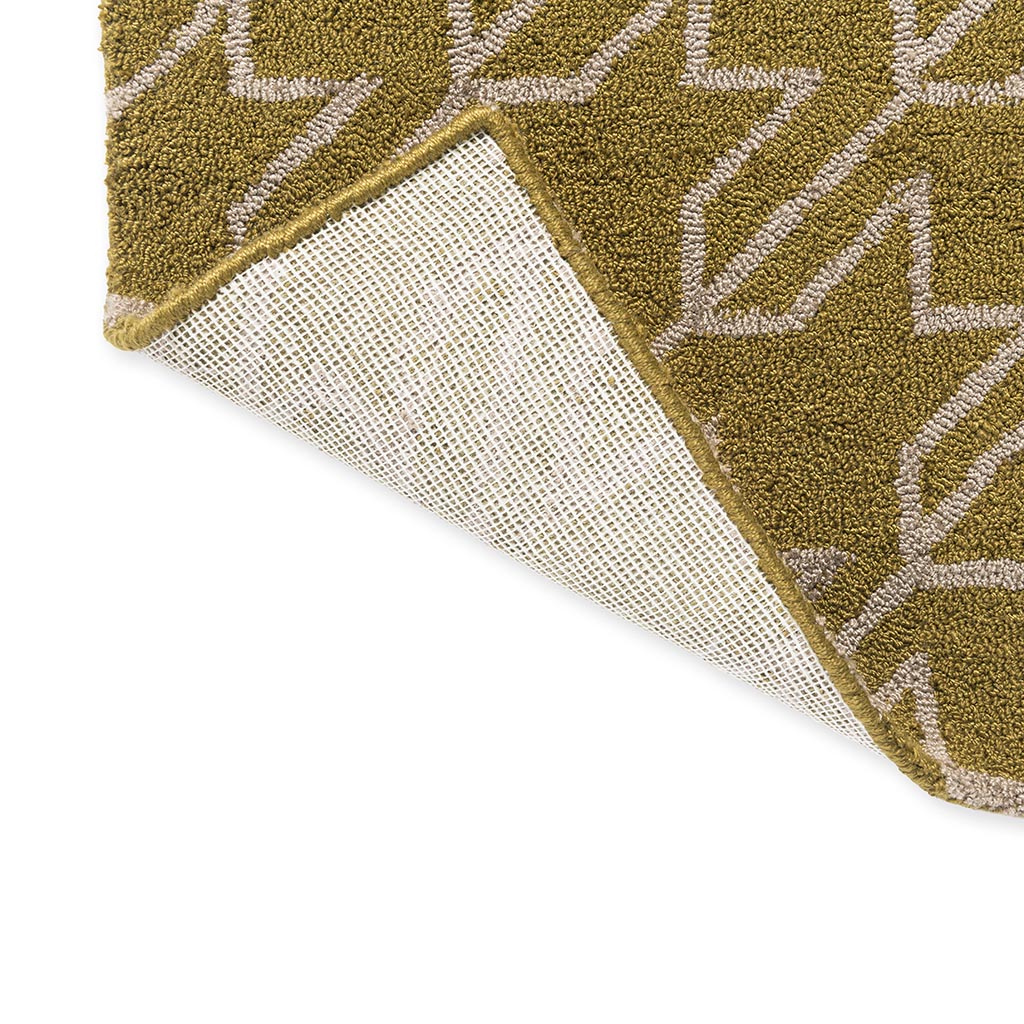 Tapete Exterior Houndstooth Mostarda | Tamanho: 200 × 280 cm