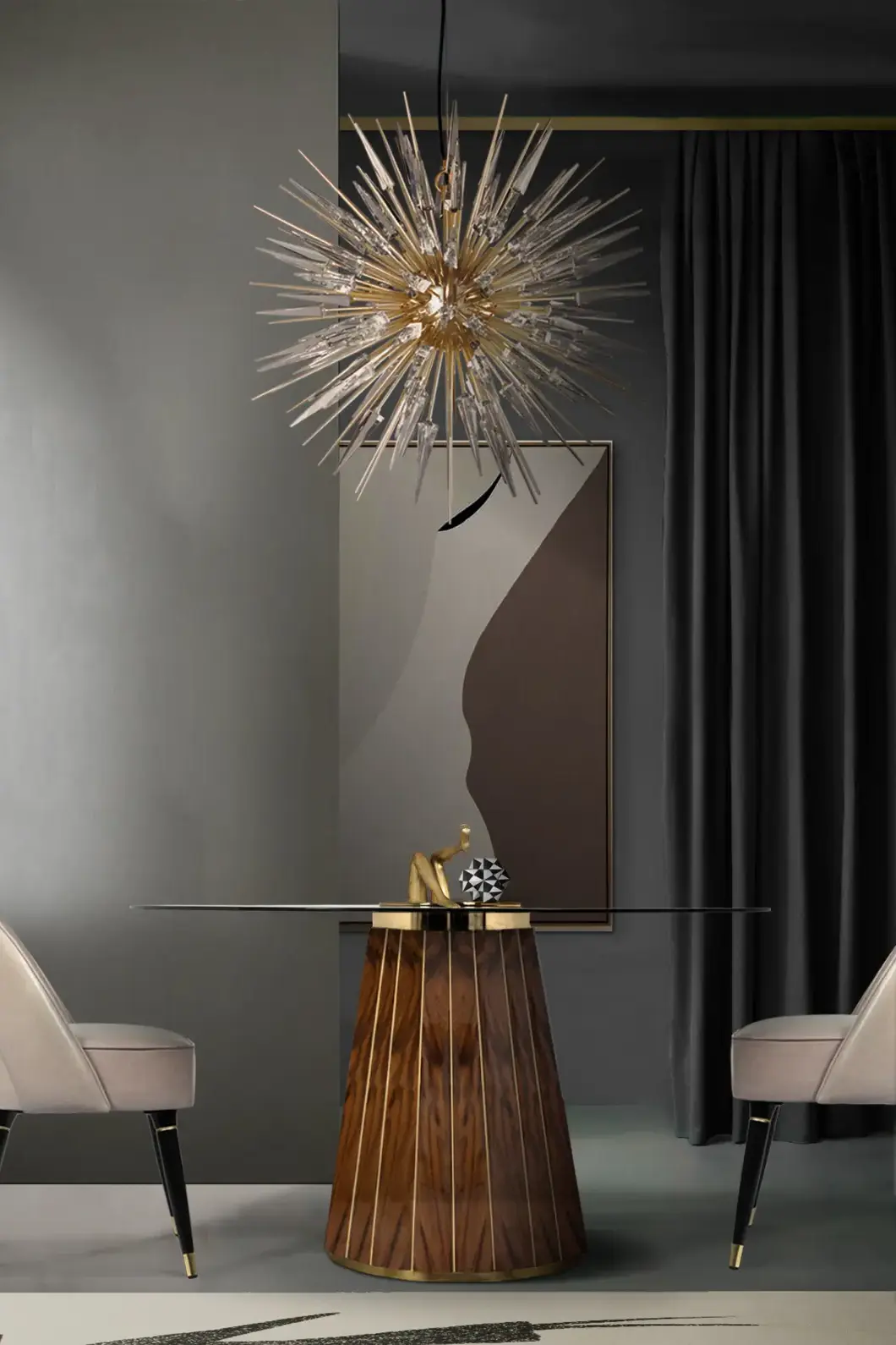 Candeeiro suspenso explosão - 4