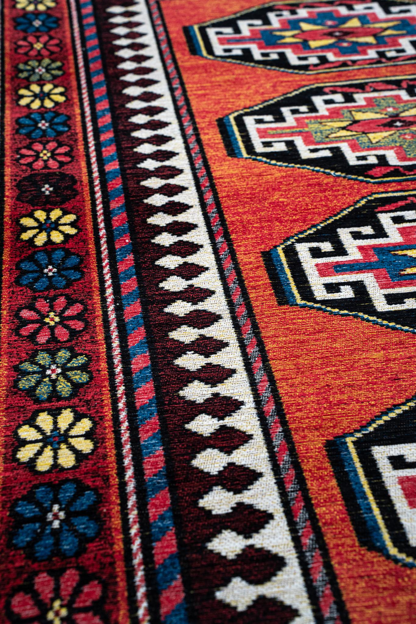 Tapete Red Mix 9844 | Tamanho: 140 × 200 cm