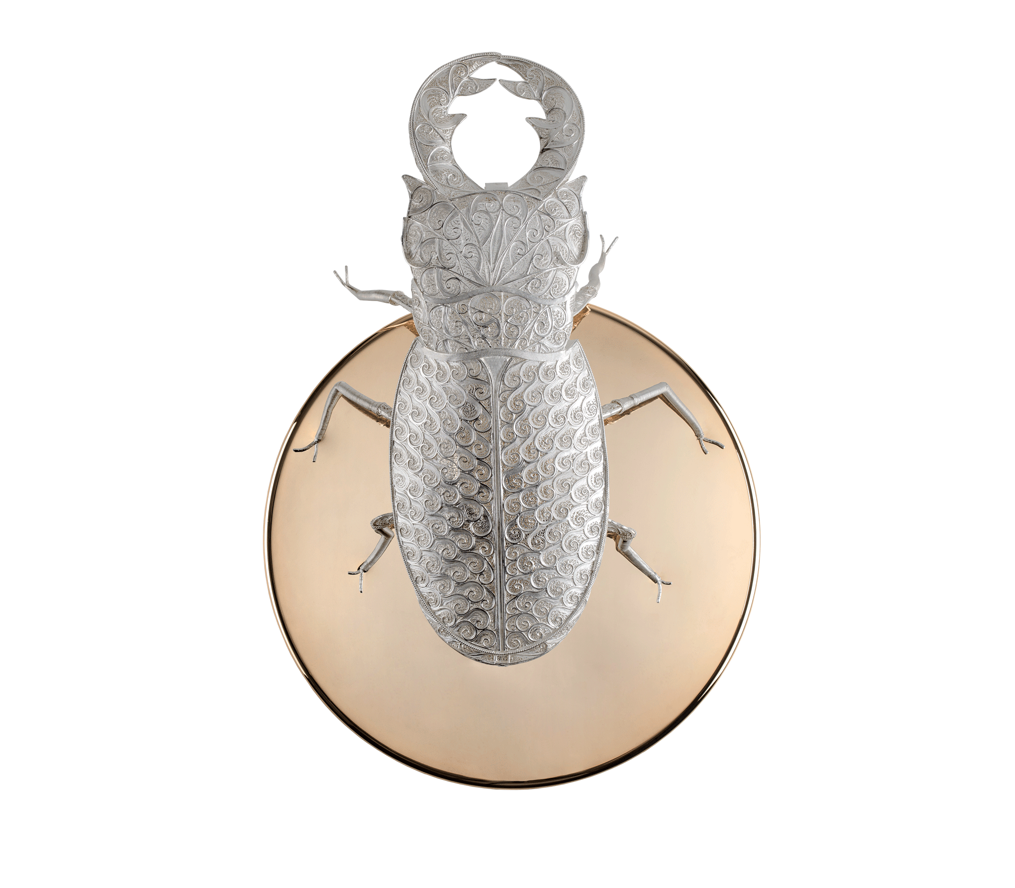 Candeeiro de parede filigrana Scarab