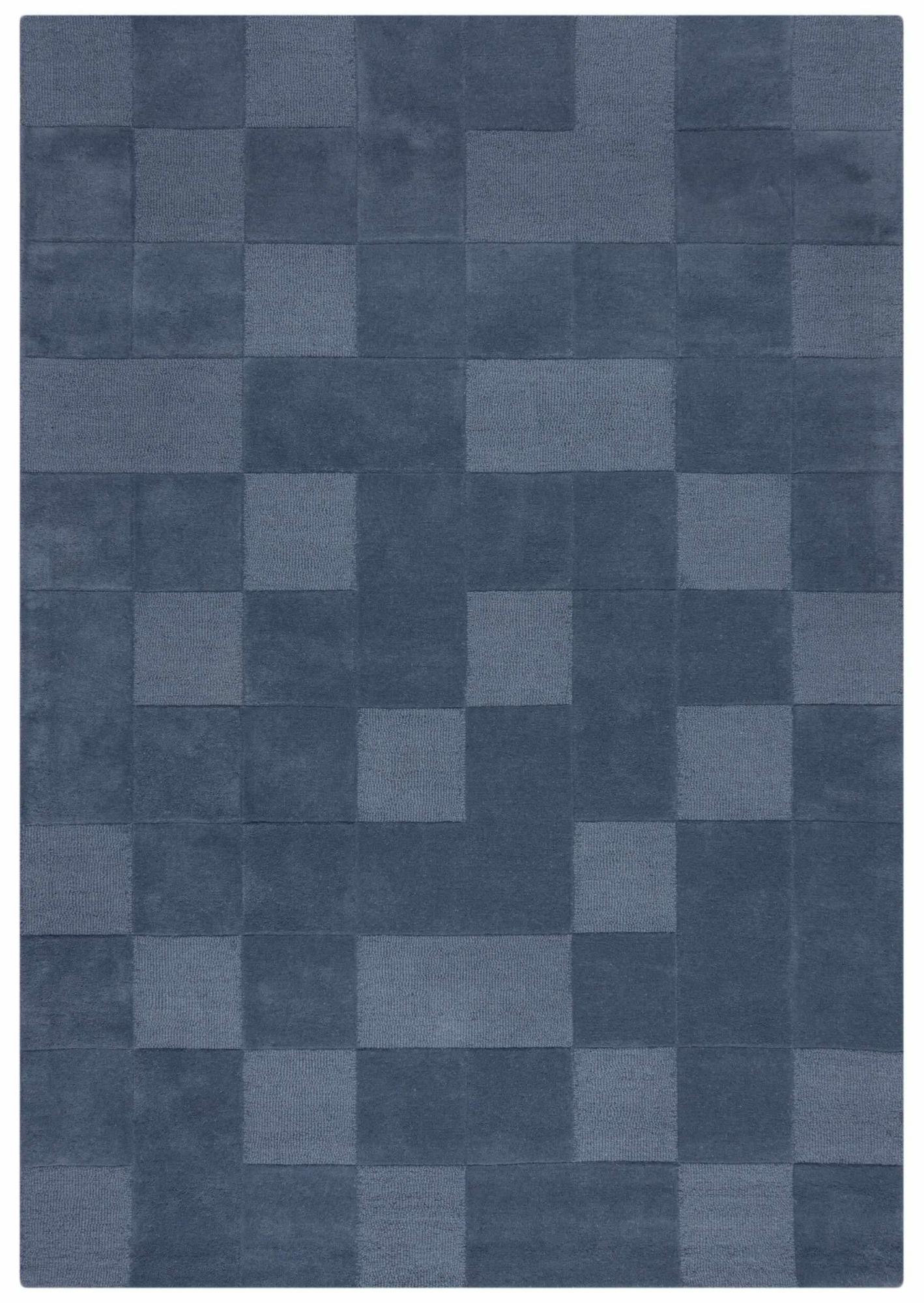 Tapete Xadrez Azul