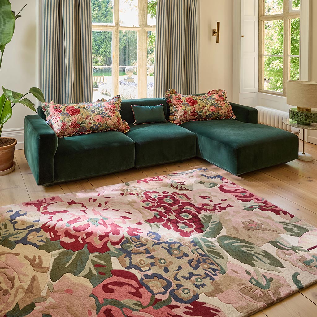 Tapete Rose & Peony Red