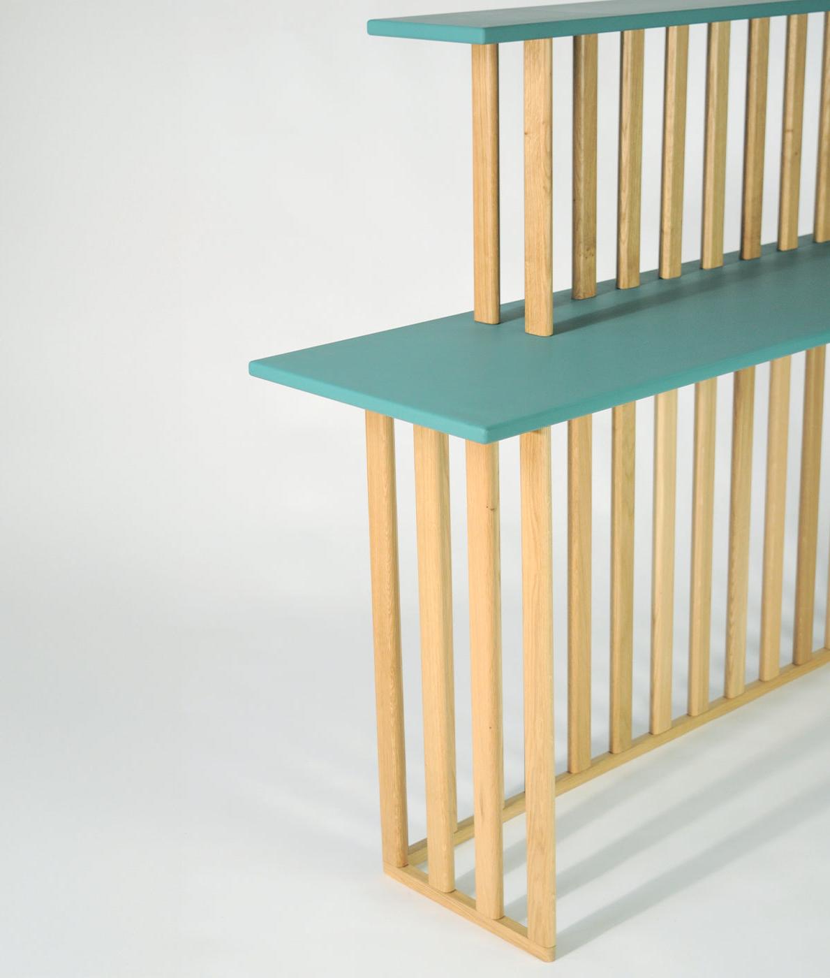 Consola Verde de Dois Níveis