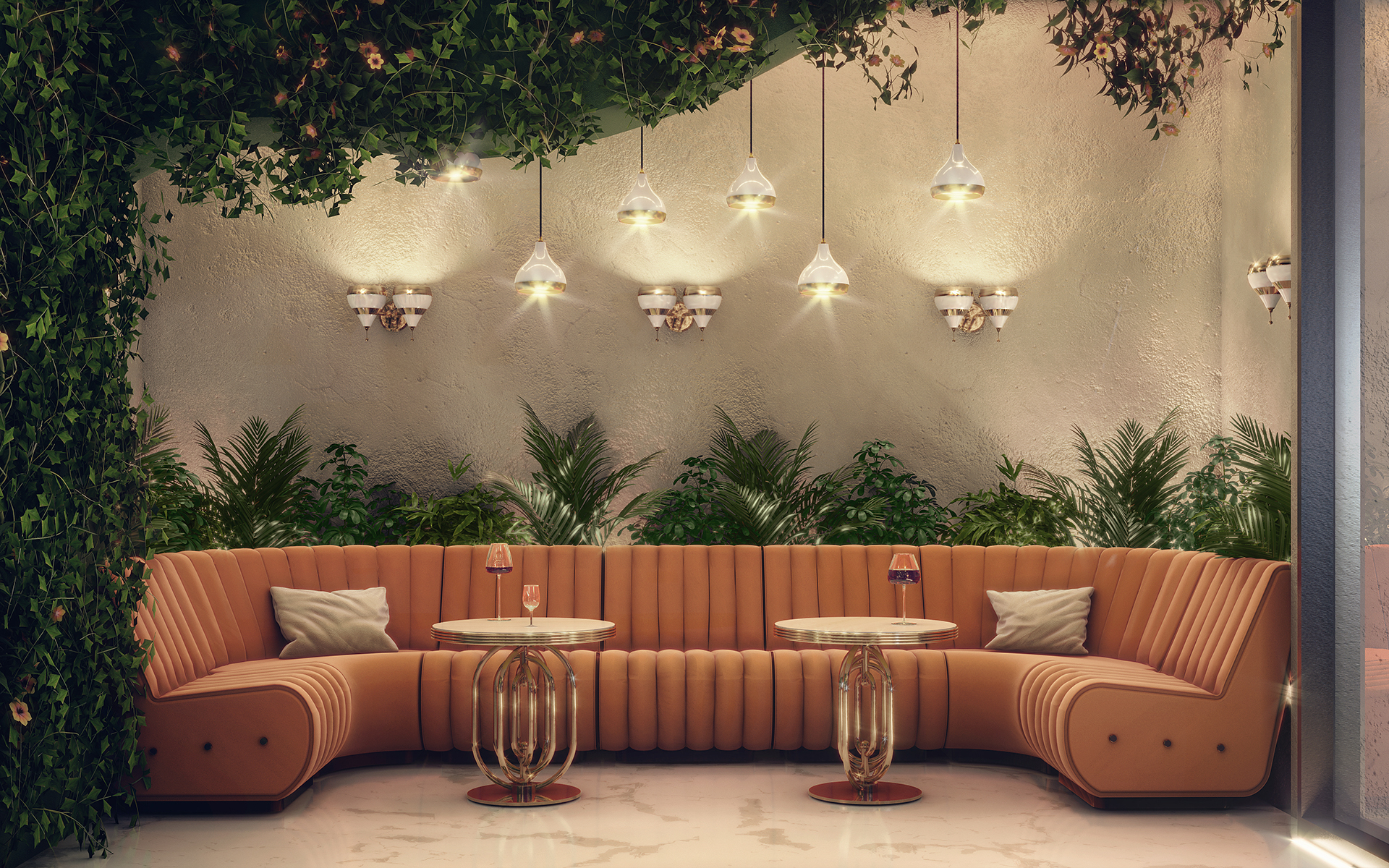 Candeeiro de parede Grace 2 - 1