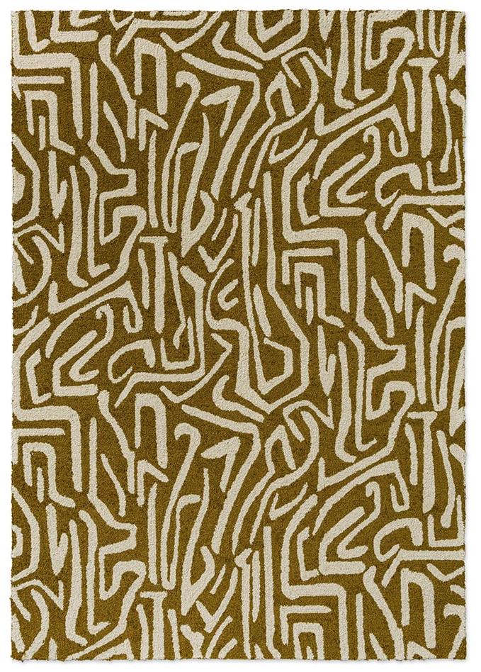 Tapete Exterior Melodic Ocre/Ouro | Tamanho: 250 × 350 cm