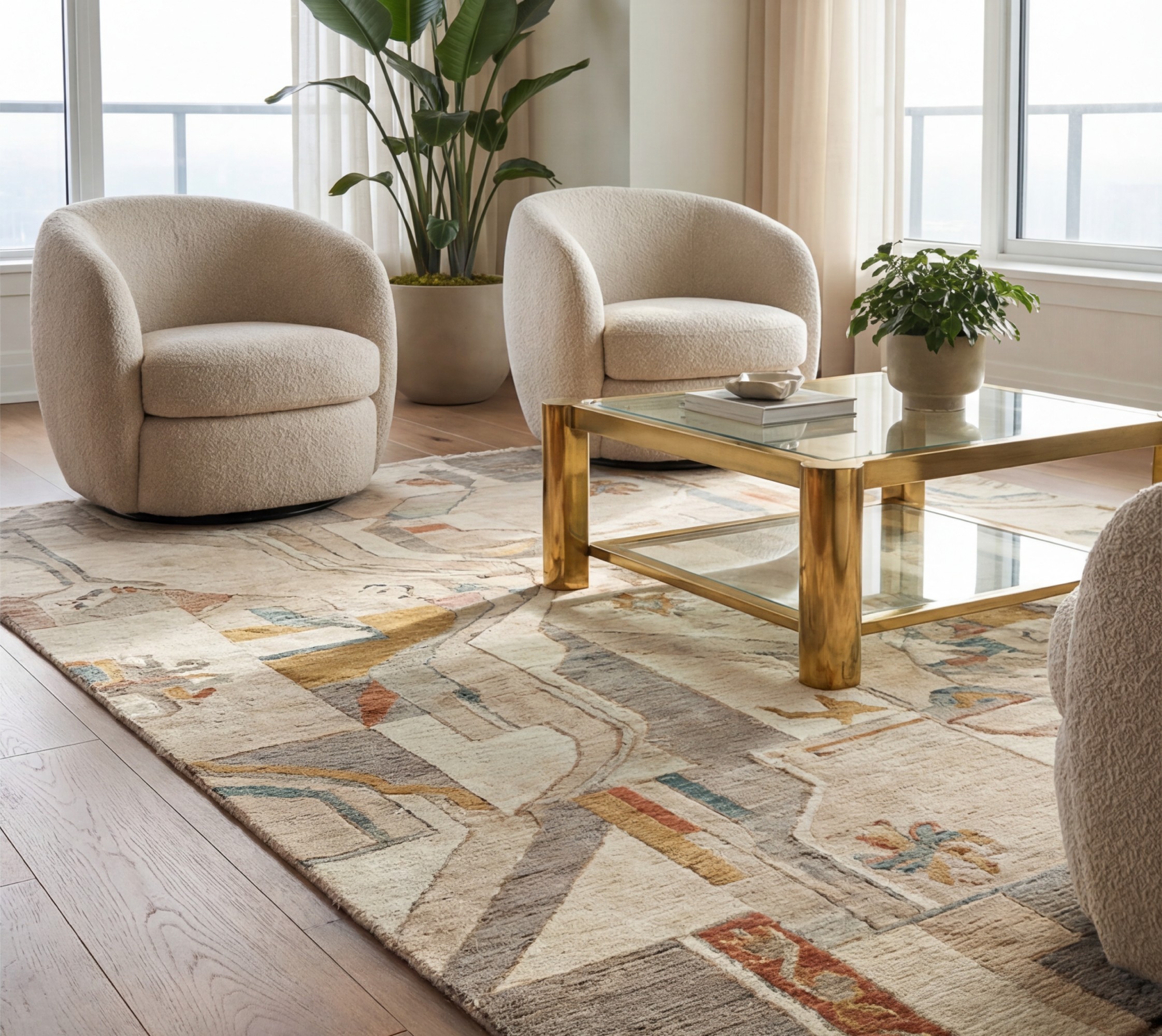 Tapete Fragmented Relief