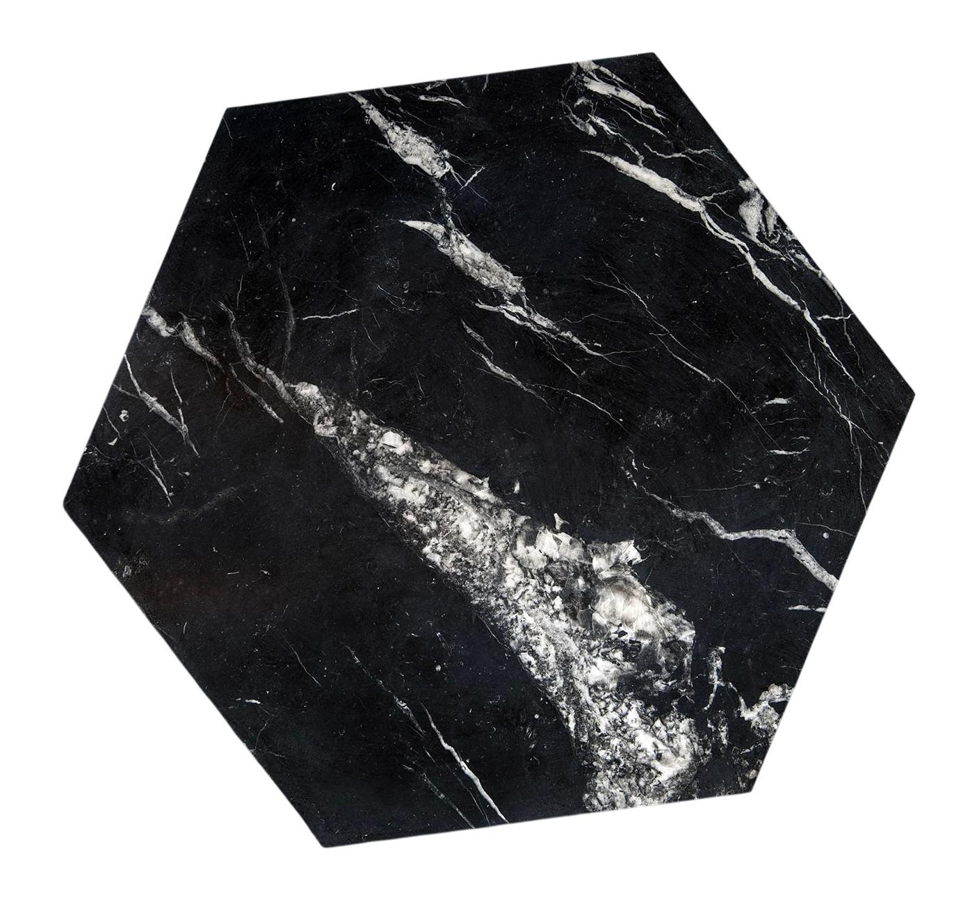 Mesa de Centro Ruche em Mármore Preto