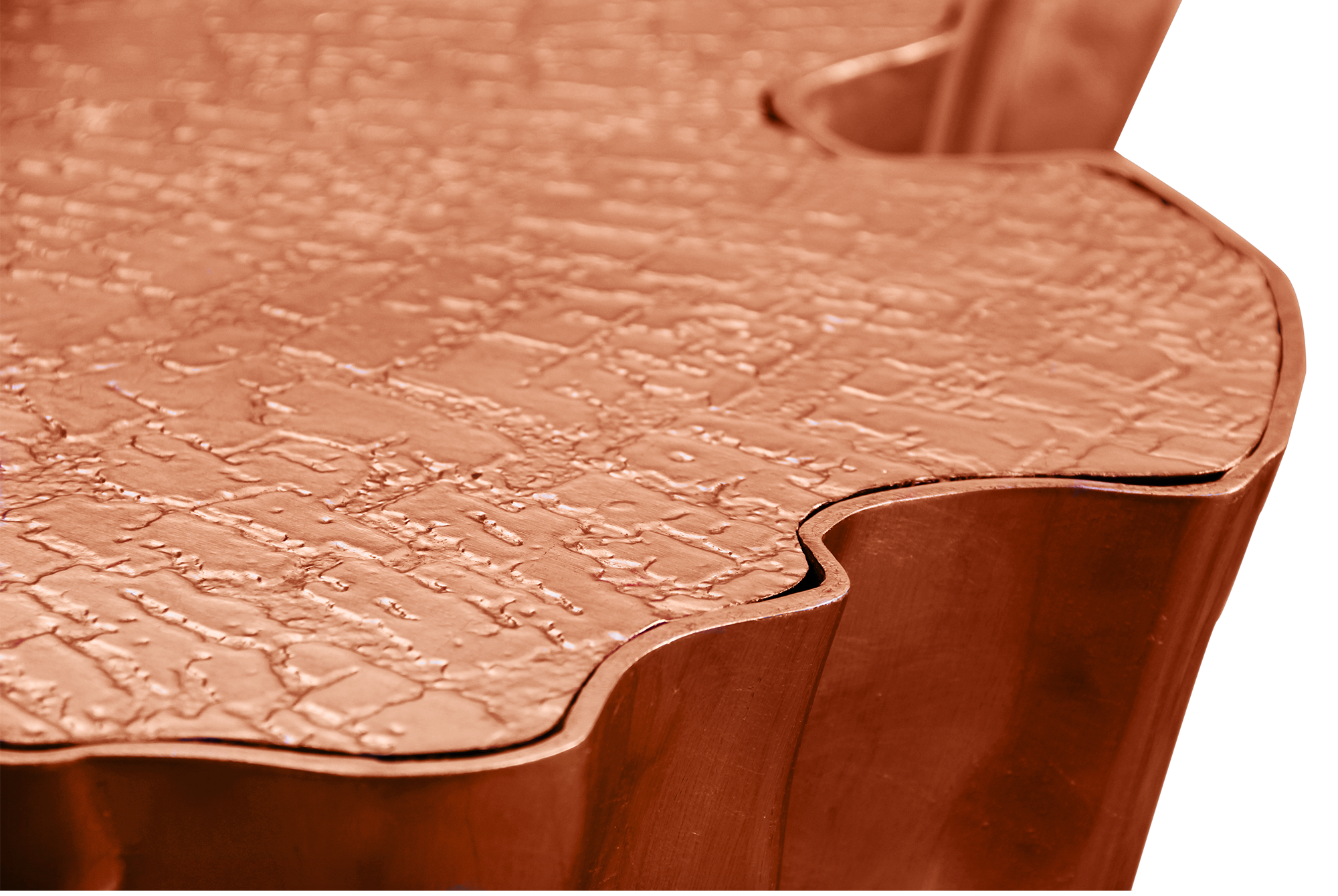 Mesa de Centro Cobre Paradise | Dimensões: L 138 × P 95 × A 36 cm Mesa de Centro Cobre Paradise | Dimensões: L 138 × P 95 × A 36 cm