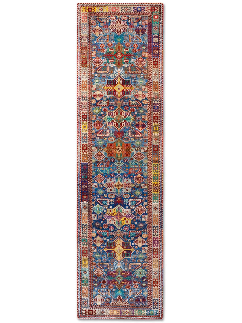 Tapete Original Natural Azul Luxury | Tamanho: 92 × 365 cm