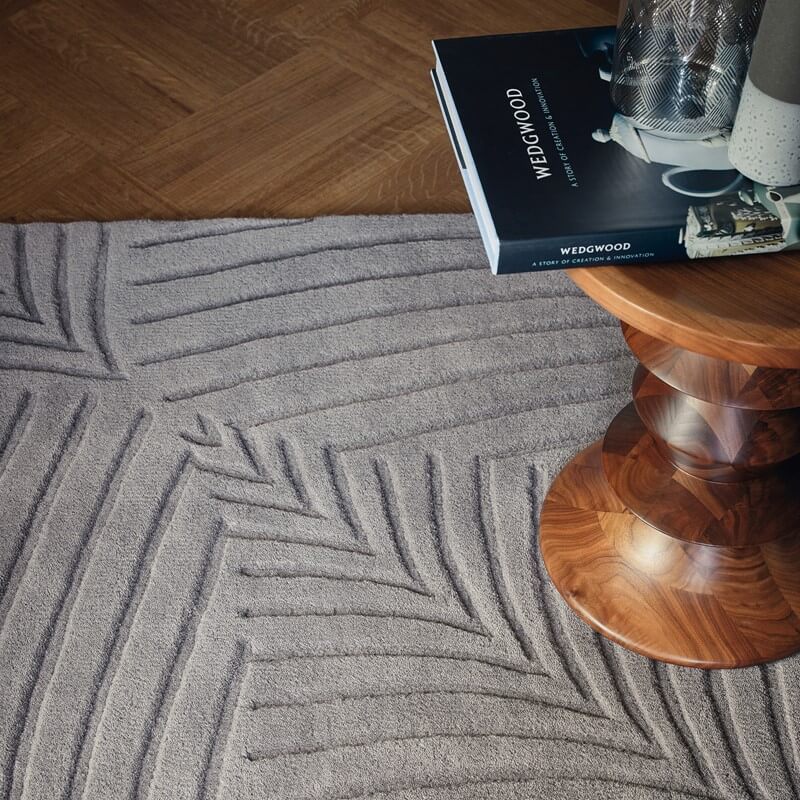 Tapete Folia Cinzento | Tamanho: 120 × 180 cm