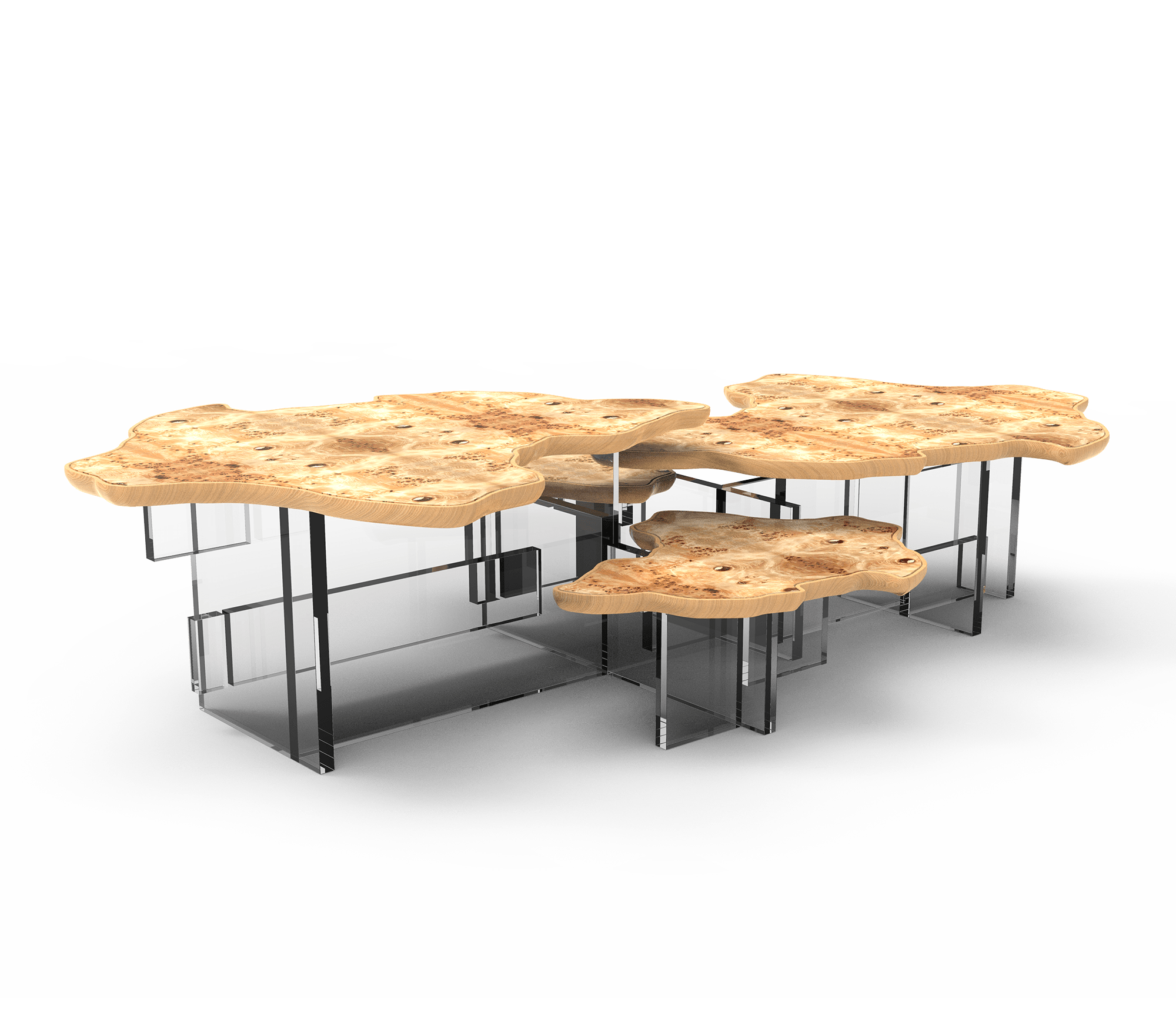 Mesa de Centro Luxe Poplar Grove