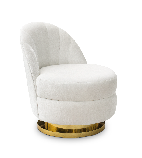 Sofá Individual Branco Galen