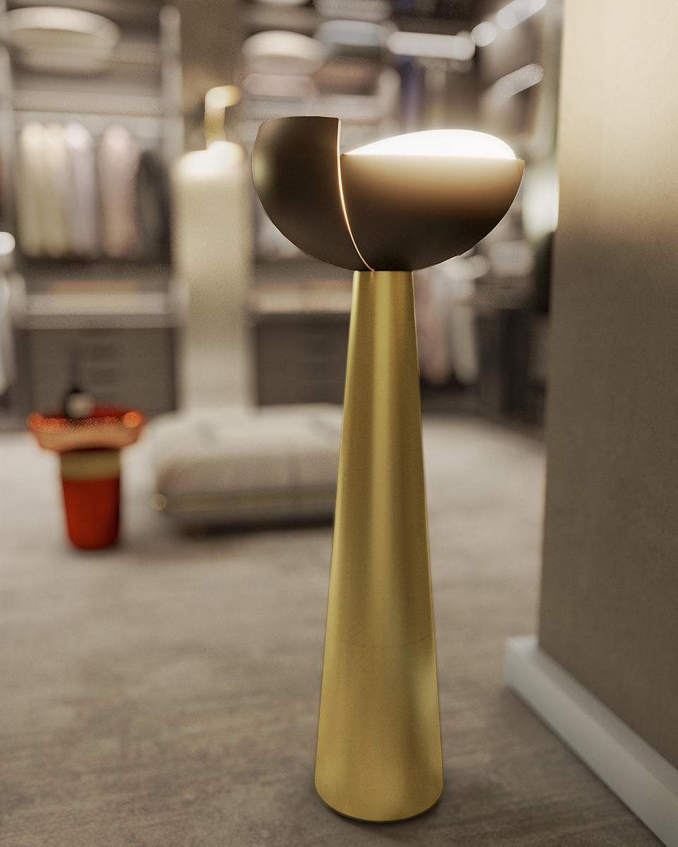 Candeeiro de pé ilusão