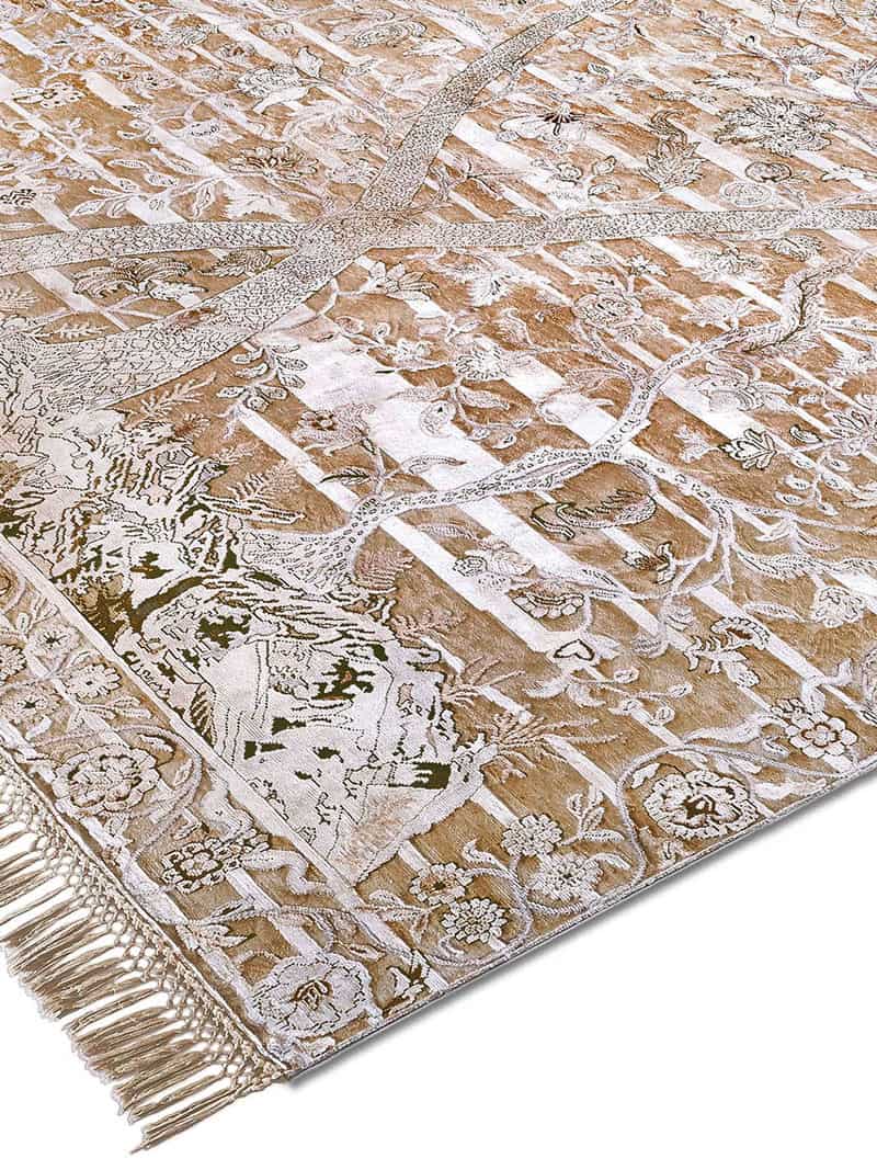 Tapete Gold Feito à Mão Luxury