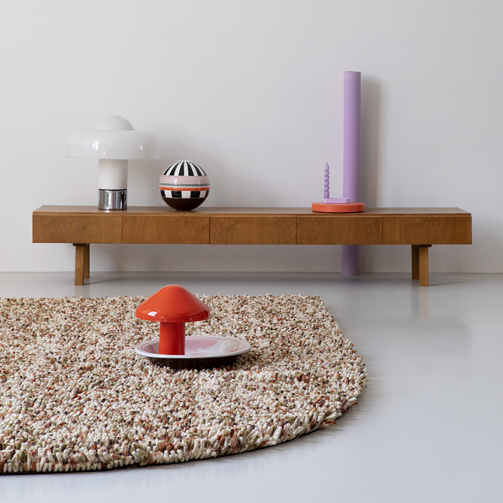 Tapete Shaggy Dots | Tamanho: 200 × 300 cm