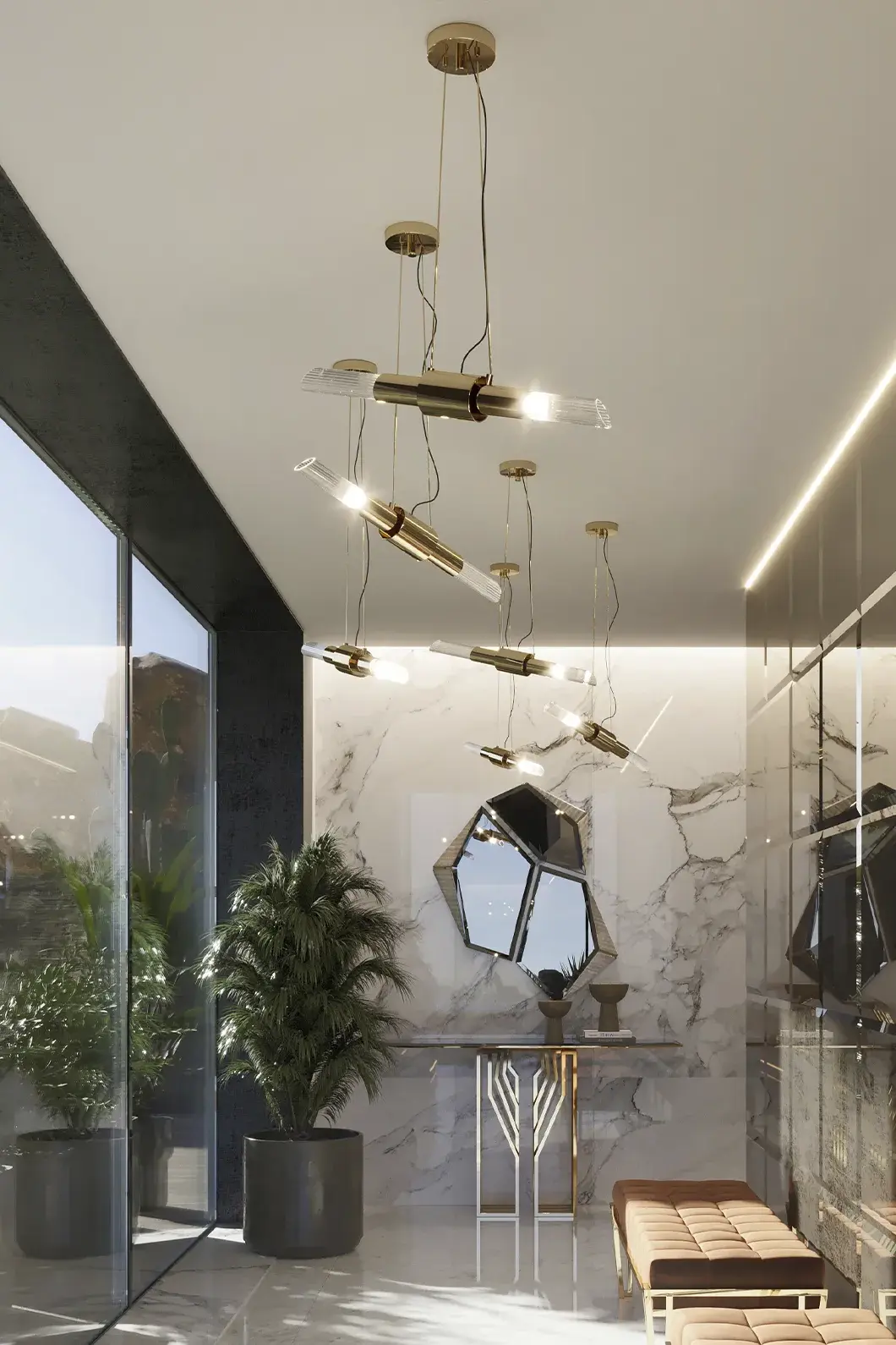 Candeeiro suspenso pequeno XS Stellar - 3