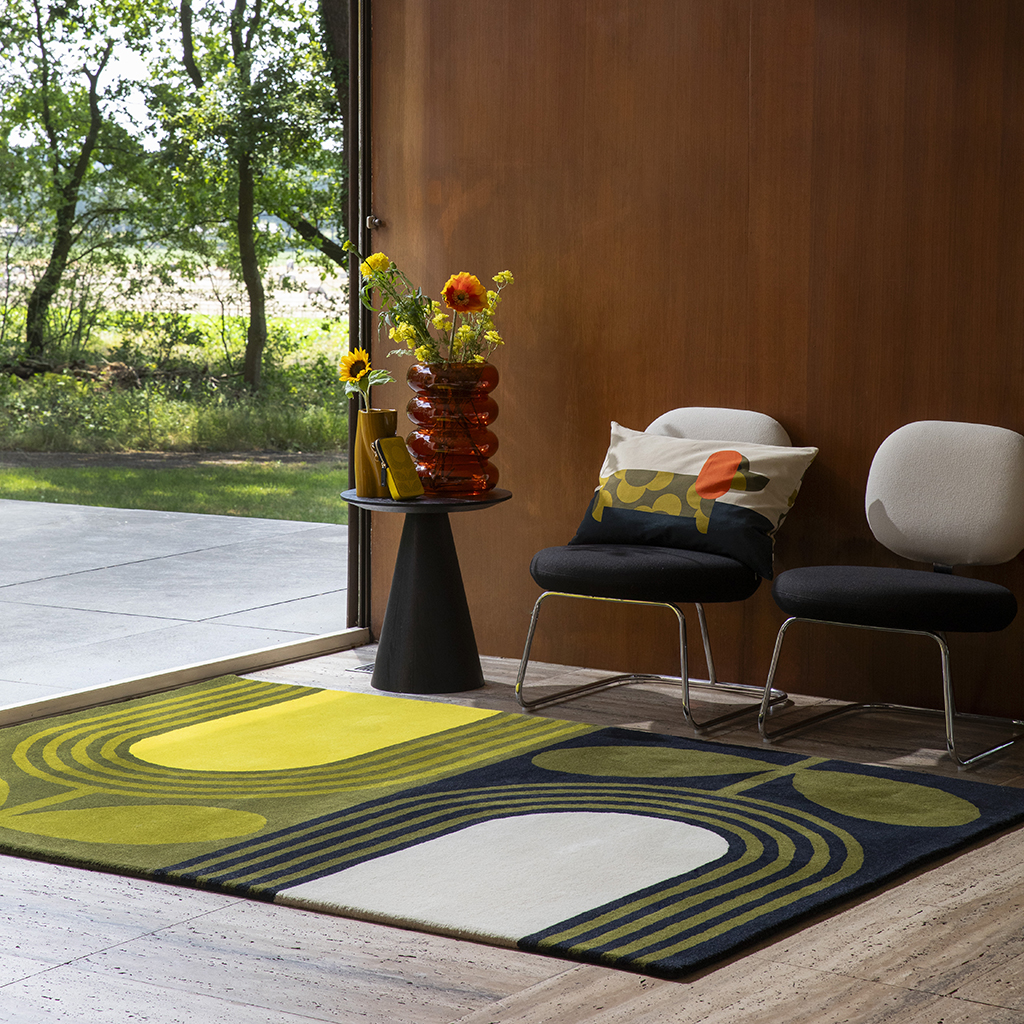 Tapete Designer Lã Striped Tulip Seagrass | Tamanho: 200 × 280 cm