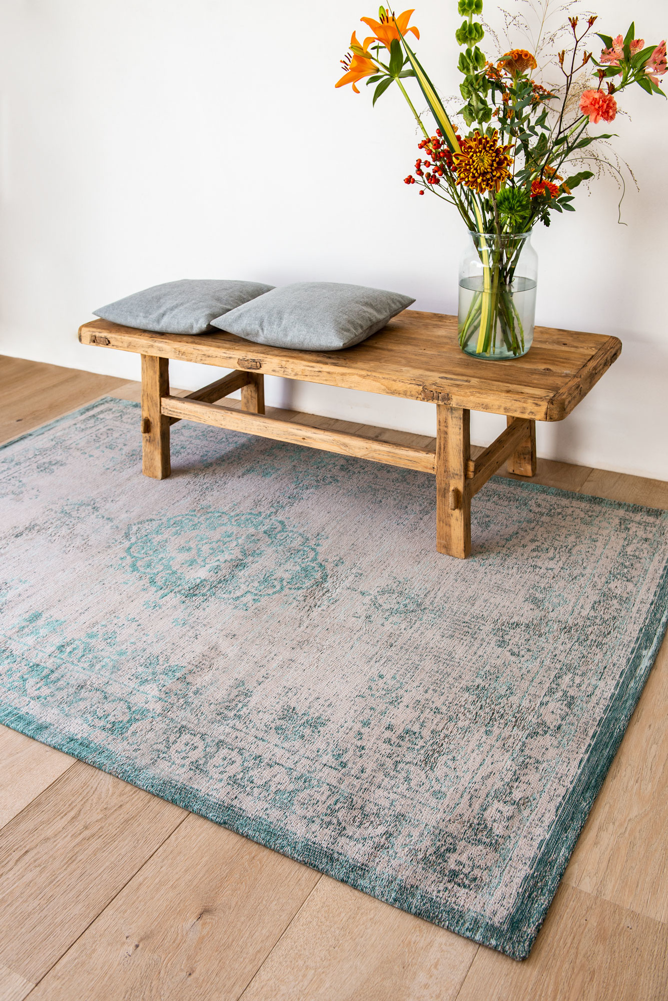 Tapete Vintage Style Jade Ostra 8259 | Tamanho: 170 × 240 cm