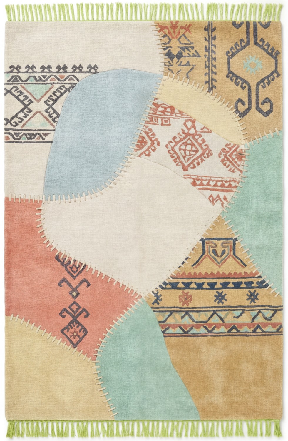 Tapete Textile Fragments Light