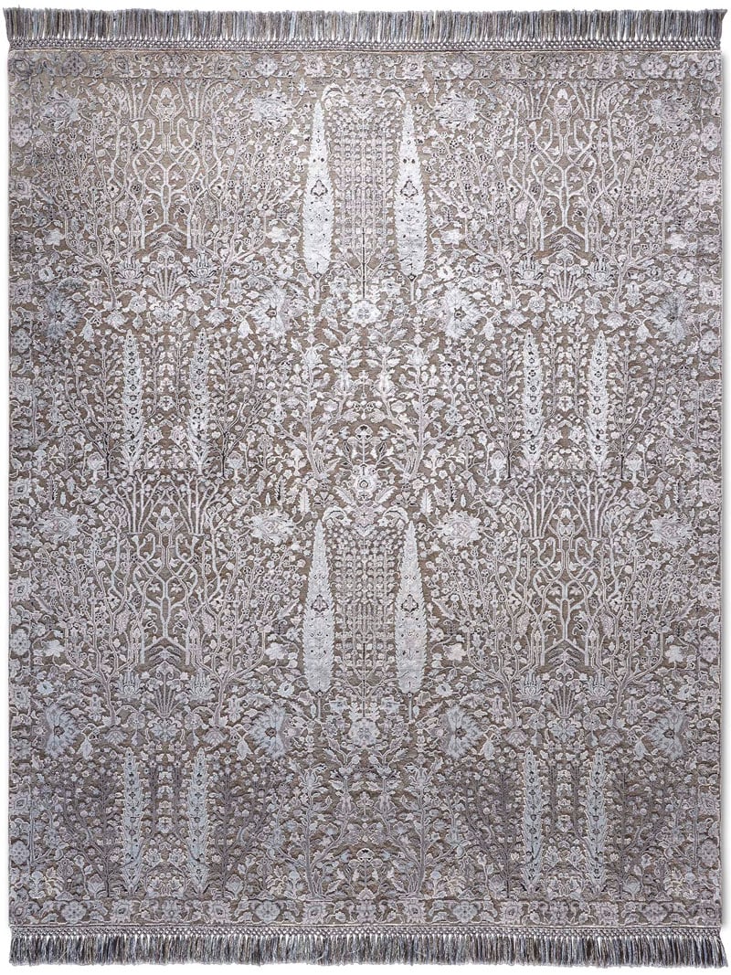 Tapete Pine Garden Carvão Luxury