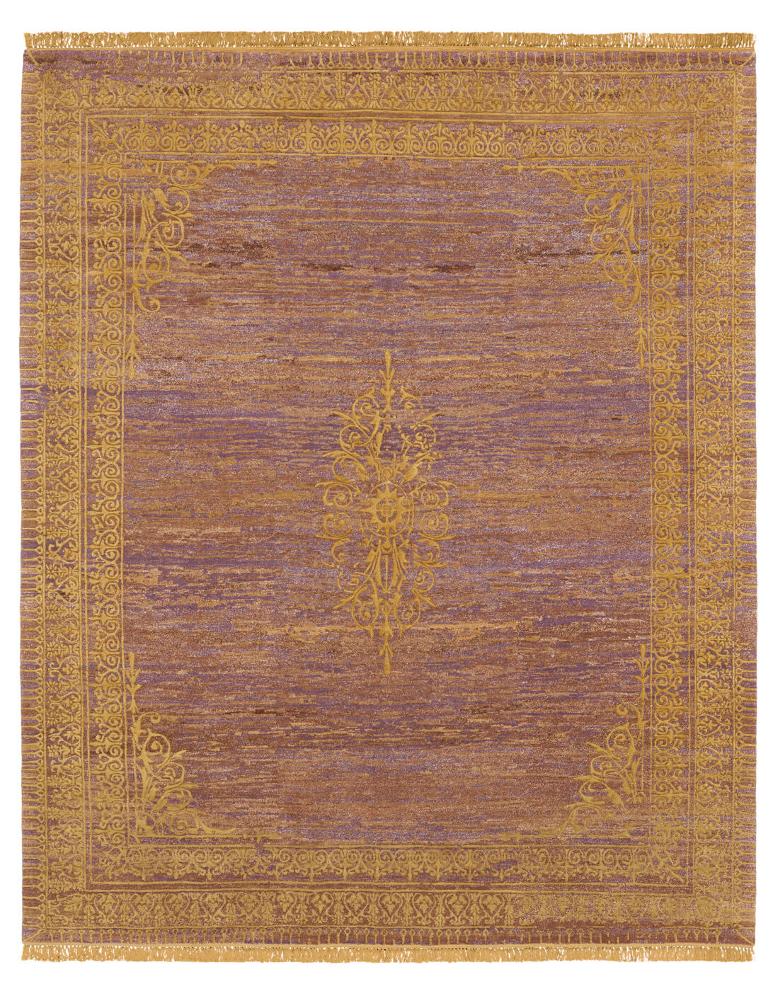 Tapete Ravenna Radi Little Rocked Roxo Bege | Tamanho: 450 × 550 cm