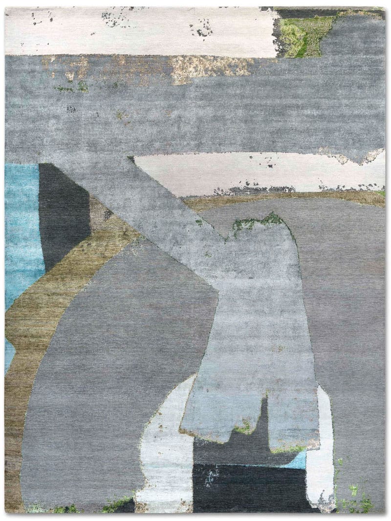 Tapete Green Rust Tecido à Mão