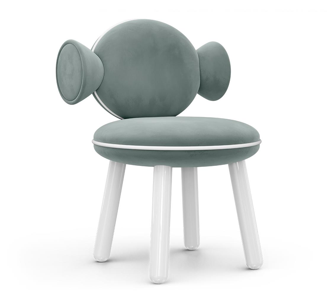 Cadeira puff Lollipop azul