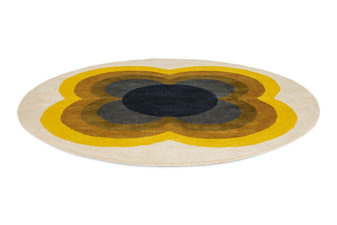 Tapete Círculo Sunflower Amarelo | Tamanho: Ø 150 cm
